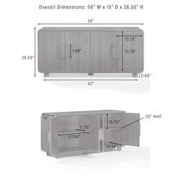 Crosley Furniture - Millie Sideboard - Brown