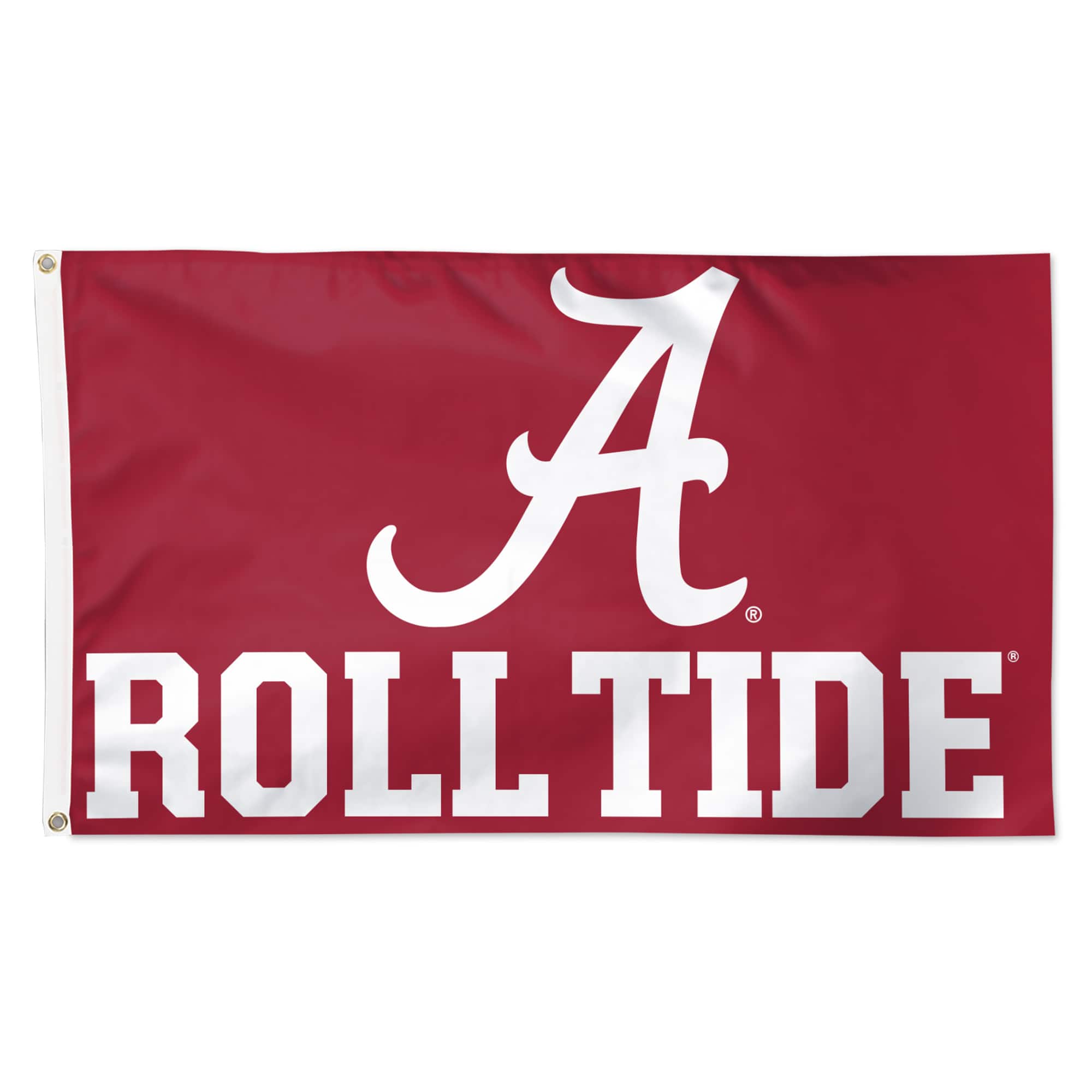 WinCraft - Alabama Crimson Tide 3' x 5' Single-Sided Deluxe Team Slogan Flag - Multicolor
