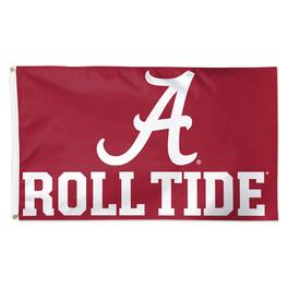 WinCraft - Alabama Crimson Tide 3' x 5' Single-Sided Deluxe Team Slogan Flag - Multicolor