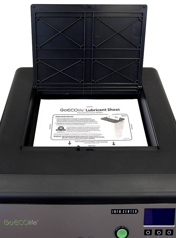 Best Buy GoECOlife Platinum Series 22Sheet Microcut Shredder Dark