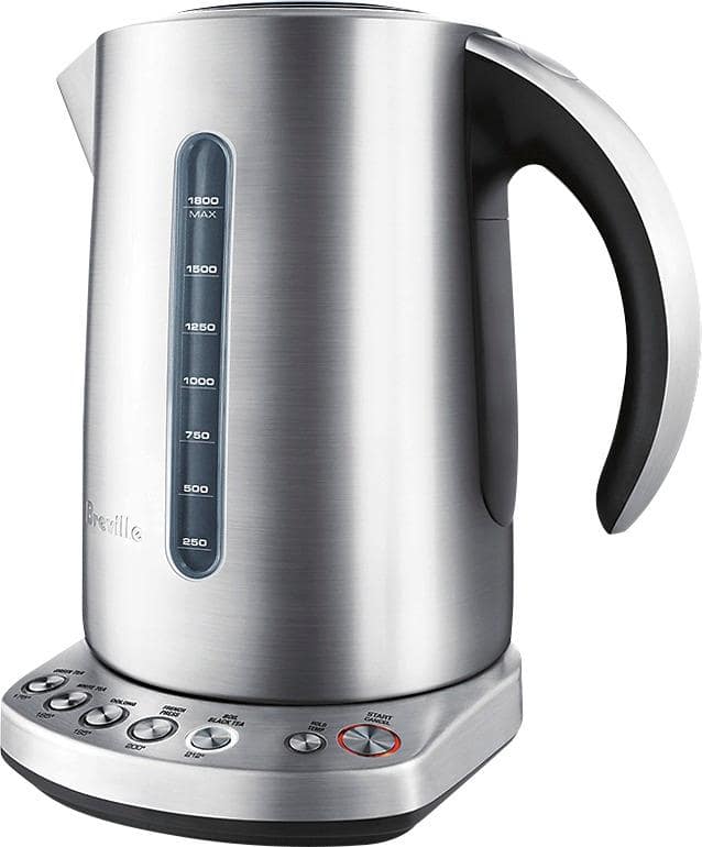 Breville - the IQ Kettle 7-Cup Electric Kettle - Brushed Stainless Steel - Angle_Zoom