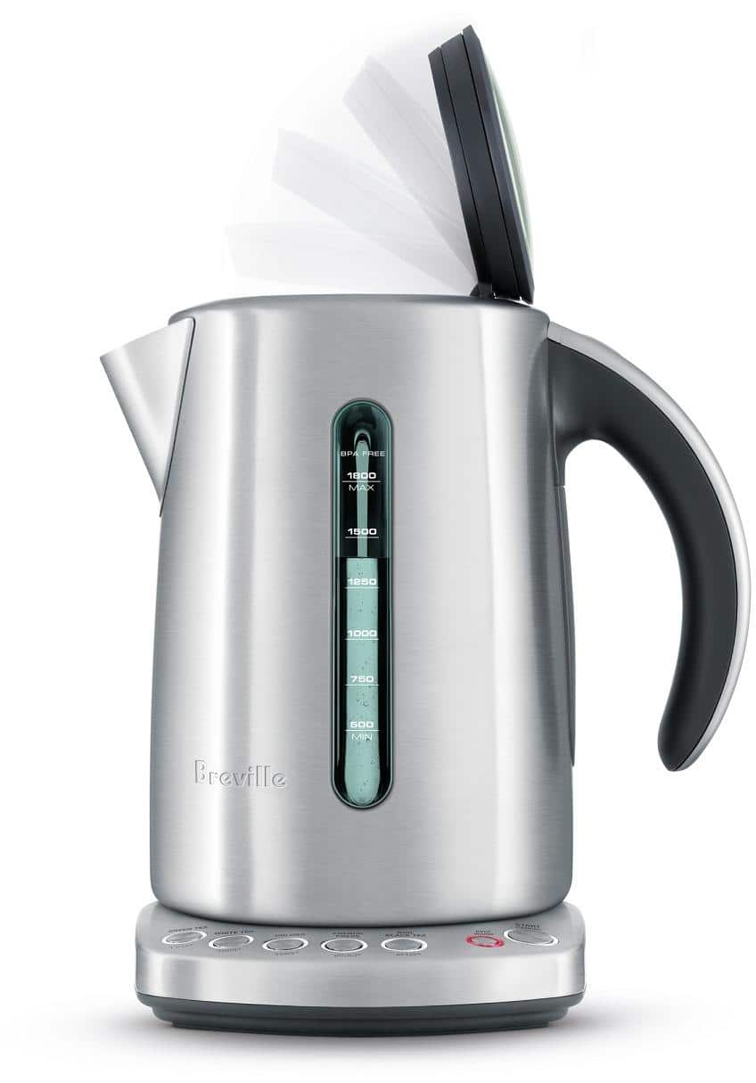 Alt View 11. Breville - the IQ Kettle 7-Cup Electric Kettle - Brushed Stainless Steel.