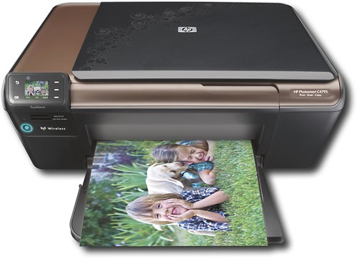 PC/タブレット その他 Best Buy: HP Photosmart C4795 Wireless All-in-One Printer C4795