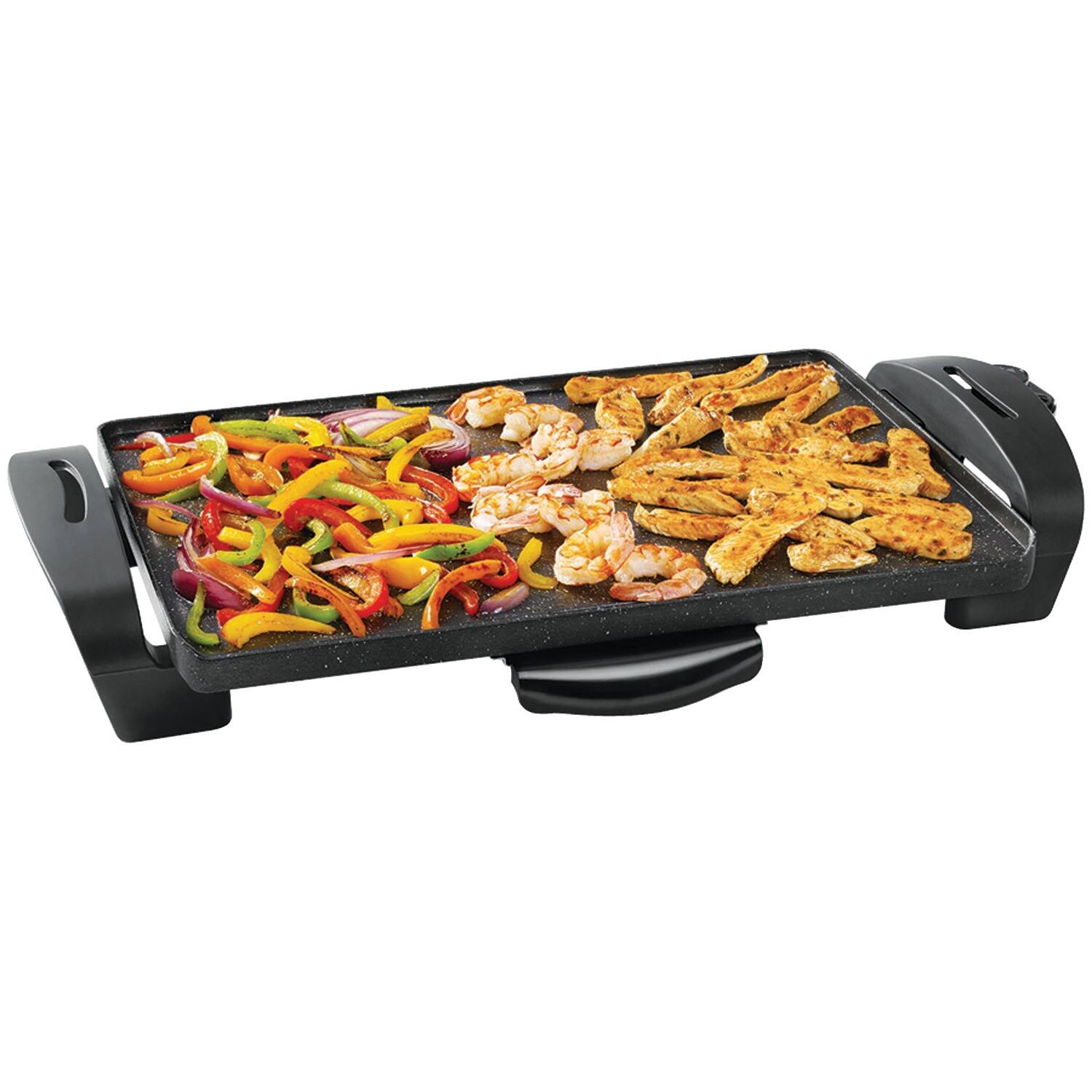 Alt View 2. THE ROCK by Starfrit - The Rock By Starfrit 024402-002-0000 19-in. X 13"-in. Electric Griddle - black.