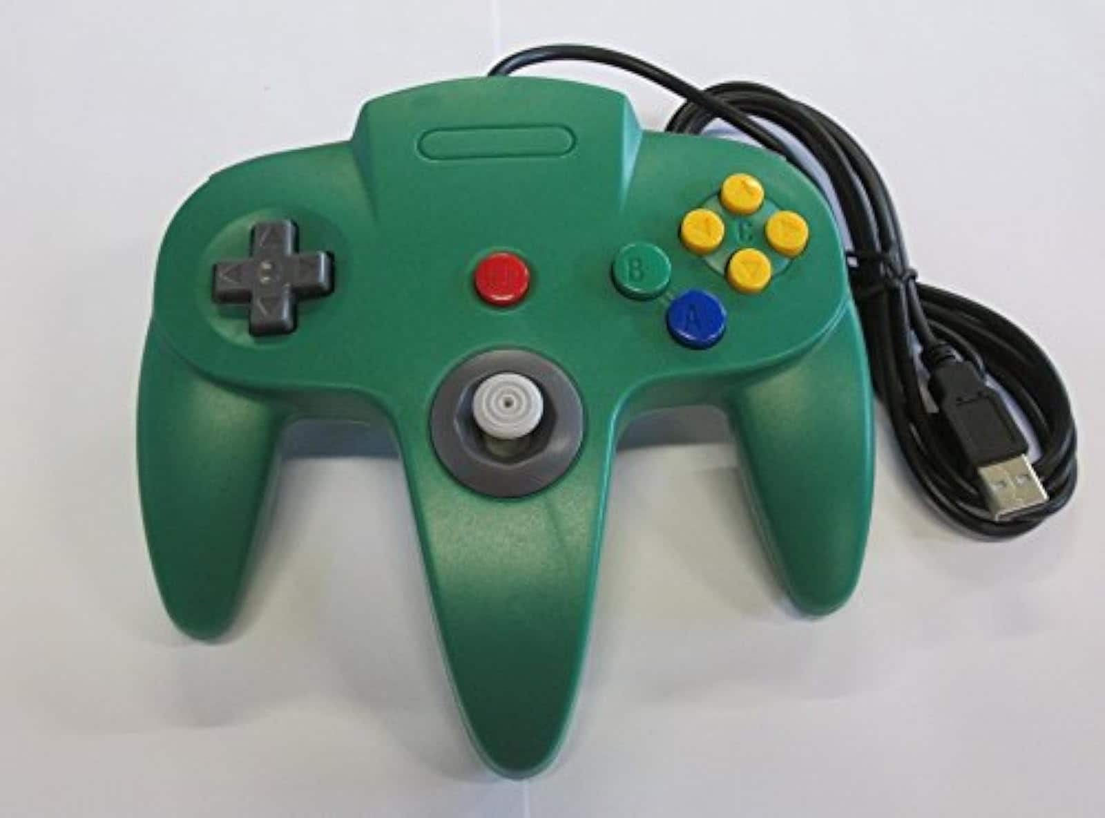 Mars Devices - N64 USB Controller For Window, Mac, and Linux - Green