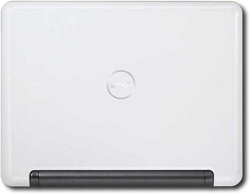 Front Standard. Dell - Inspiron Mini Netbook with Intel® Atom™ Processor - White.
