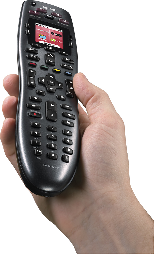 Customer Reviews: Logitech Harmony 700 8-Device Universal Remote Black ...