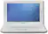 Alt View Standard 1. Samsung - Netbook with Intel® Atom™ Processor - White.
