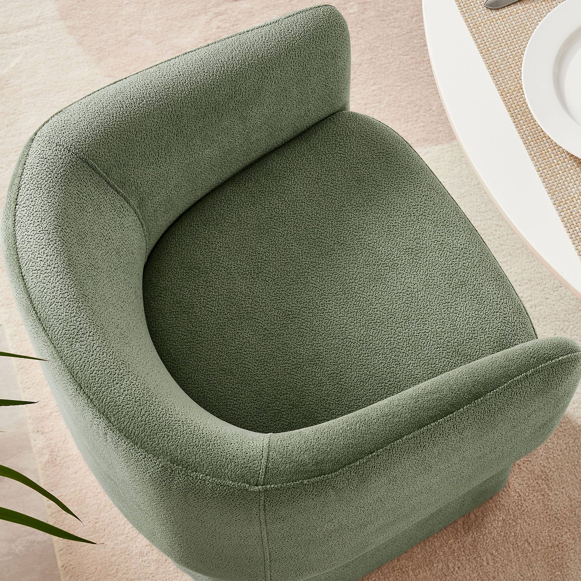 Alt View 2. Modway - Verity Barrel Back Dining Armchair - Sage.