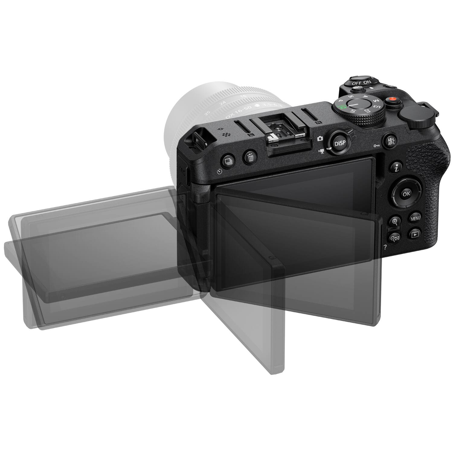 24 3 OX16-50 16-50 DX P e E2 a OFF ON u - - Us Y & DISP O- AEL BP 1 OK e MENU Qse 7