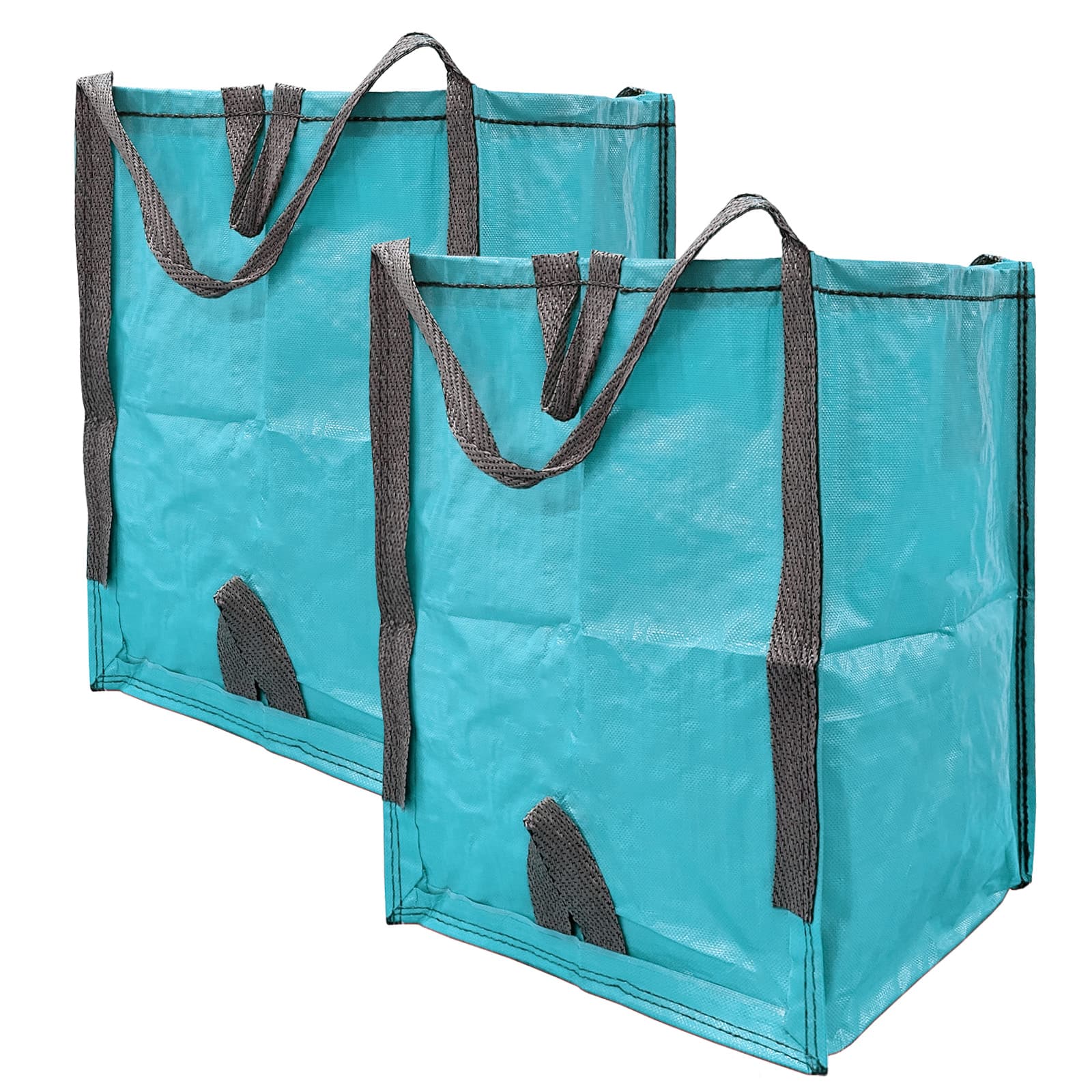 Improvements by Z-EDGE Heavy Duty Home and Yard Bags - 2-pack - Turquoise