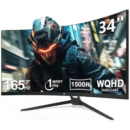 34" 165Hz 1 MPRT 1ms 1500R WQHD 3440X1440
