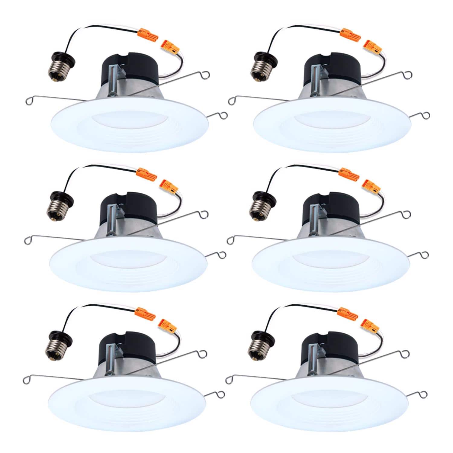 Halo - White 6 in. W LED Recessed Downlight 8.75 W