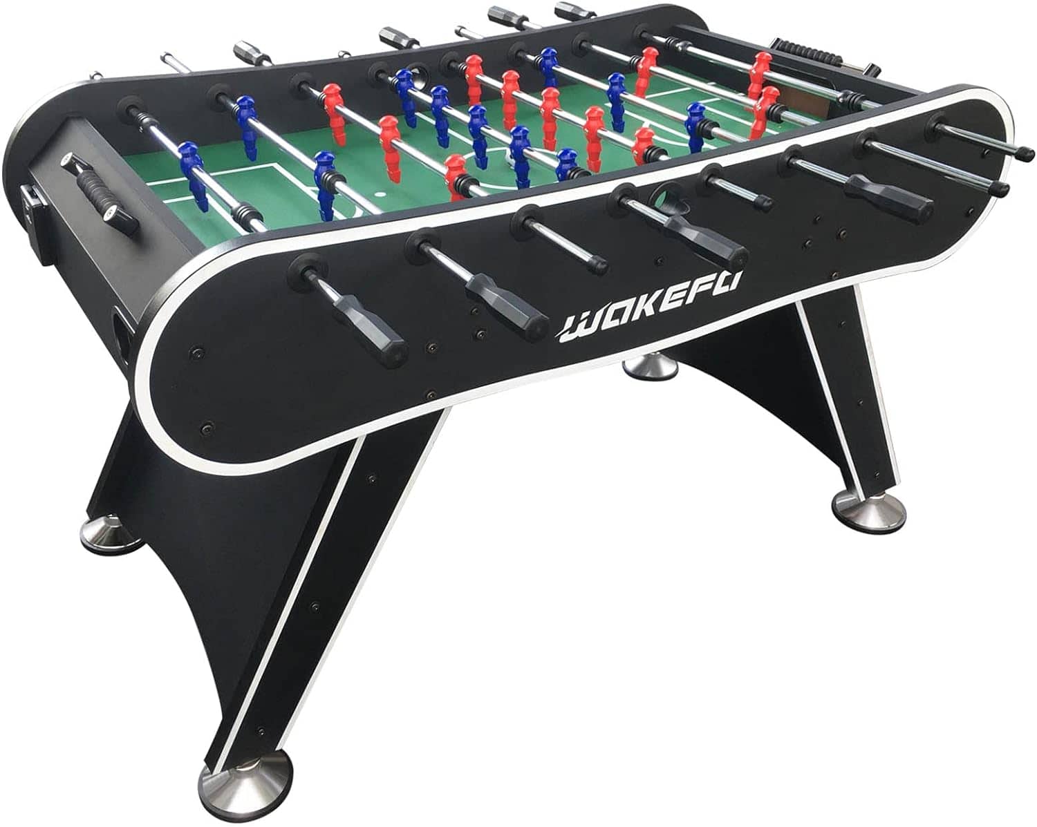 ELEMENT ACE - Professional Competition Size Foosball Table Soccer Game for Home Game Rooms and Entertainment Spaces - Black