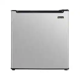 Magic Chef - 1.7 cu. ft. Mini Fridge Freezerless - Stainless Steel