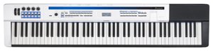 Casio - PX-5S Privia PRO Portable Keyboard with 88 Touch-Sensitive Keys - Black/White - Front_Zoom