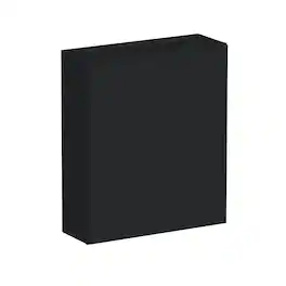 Boyel Living - 36-in W x 42-in H x 12-in D Shaker RTA Kitchen Wall Cabinet with Soft-Close - Black