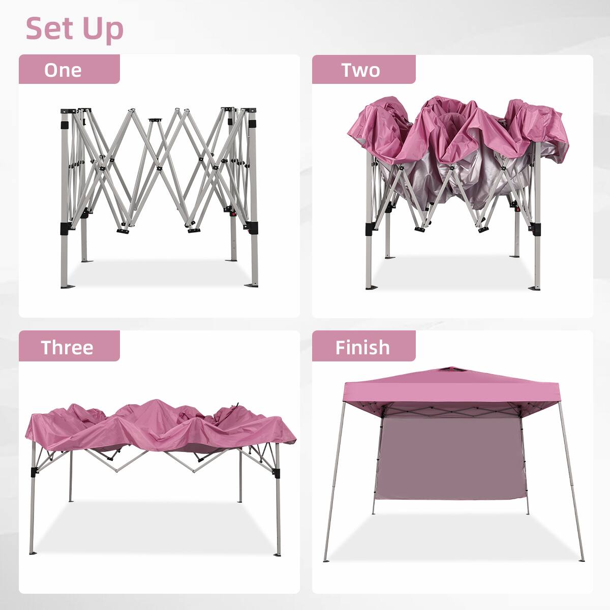 Set Up
One
Two
Three
Finish