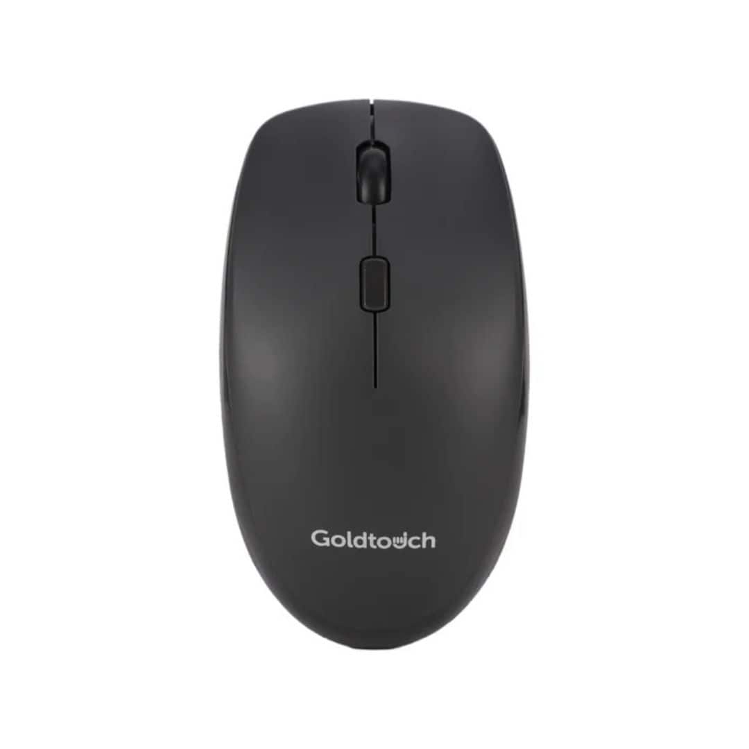 Goldtouch - Wireless Office Mouse – Bluetooth & 2.4GHz USB Receiver, Optical, DPI Control, 4 Buttons, Plug-and-Play - Wireless - Black