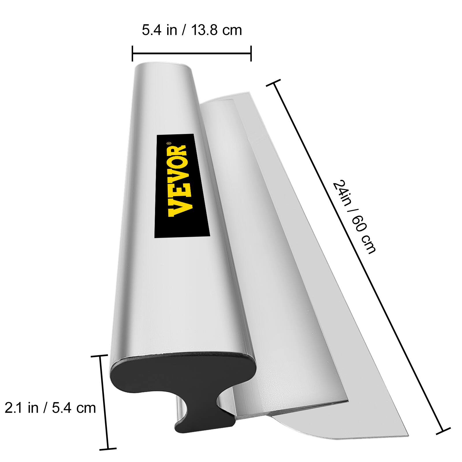 5.4 in / 13.8 cm  
VEVOR  
24 in / 60 cm  
2.1 in / 5.4 cm