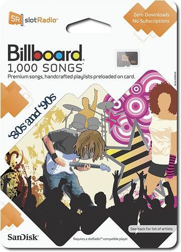 Front Standard. SanDisk - 80s and 90s slotRadio Card.