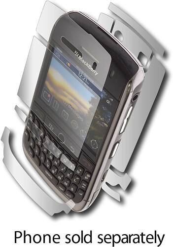 Angle Standard. ZAGG - InvisibleSHIELD for BlackBerry 8900 Mobile Phones - Clear.
