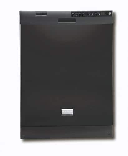 Front Standard. Frigidaire - Gallery 24" Tall Tub Built-in Dishwasher - Black.