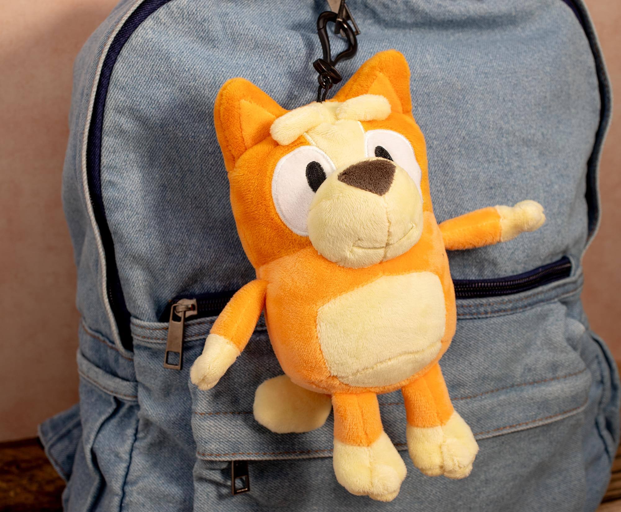 Alt View 4. Accessory Innovations Company - Bluey Bingo 8 Inch Zipper Plush with Backpack Clip - Multi-Color.