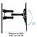 12° TILT
Distance to Wall 3.07" to 13.78"
