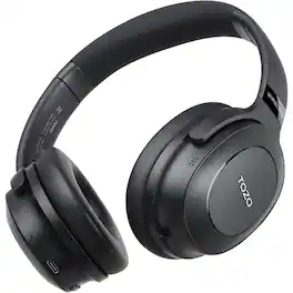 Schertz - Hybrid ANC Wireless Over-Ear Bluetooth Headphones, 40H Playtime, Hi-Res Audio