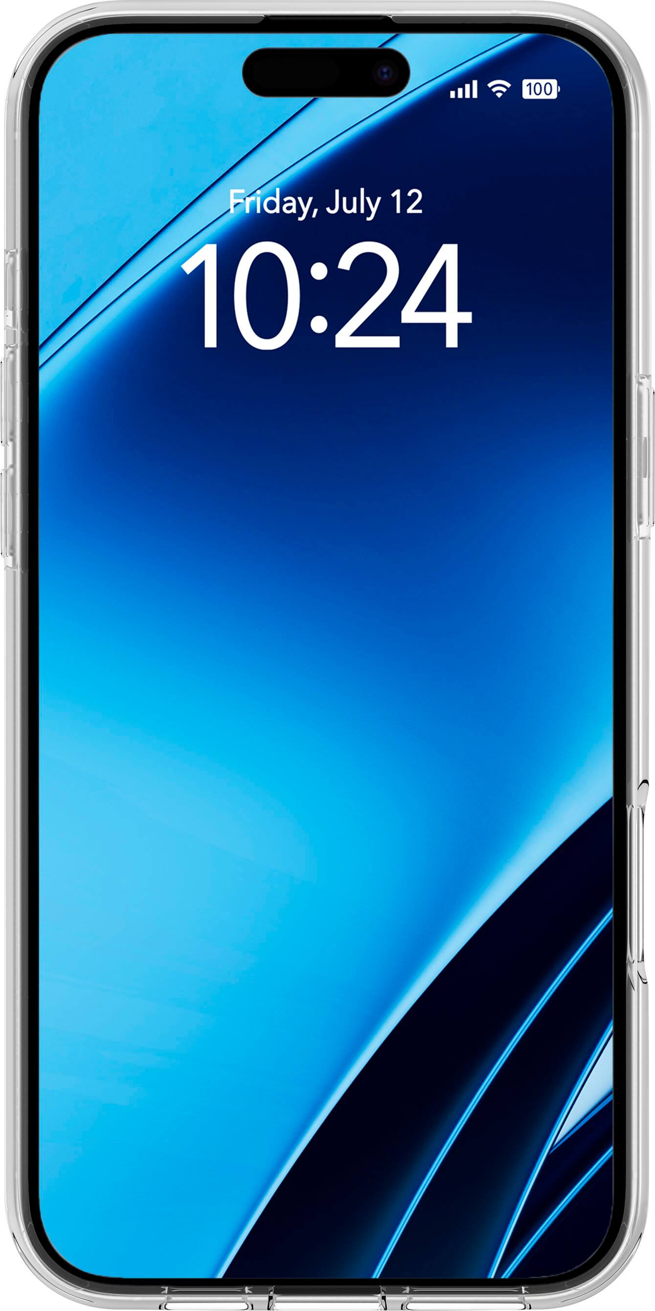 The date displayed on the phone is Friday, July 12, and the time is 10:24.