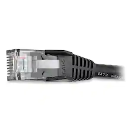 Tripp Lite - N201-007-BK CAT6 7 ft. Gigabit Snagless Molded Patch Cable - Black