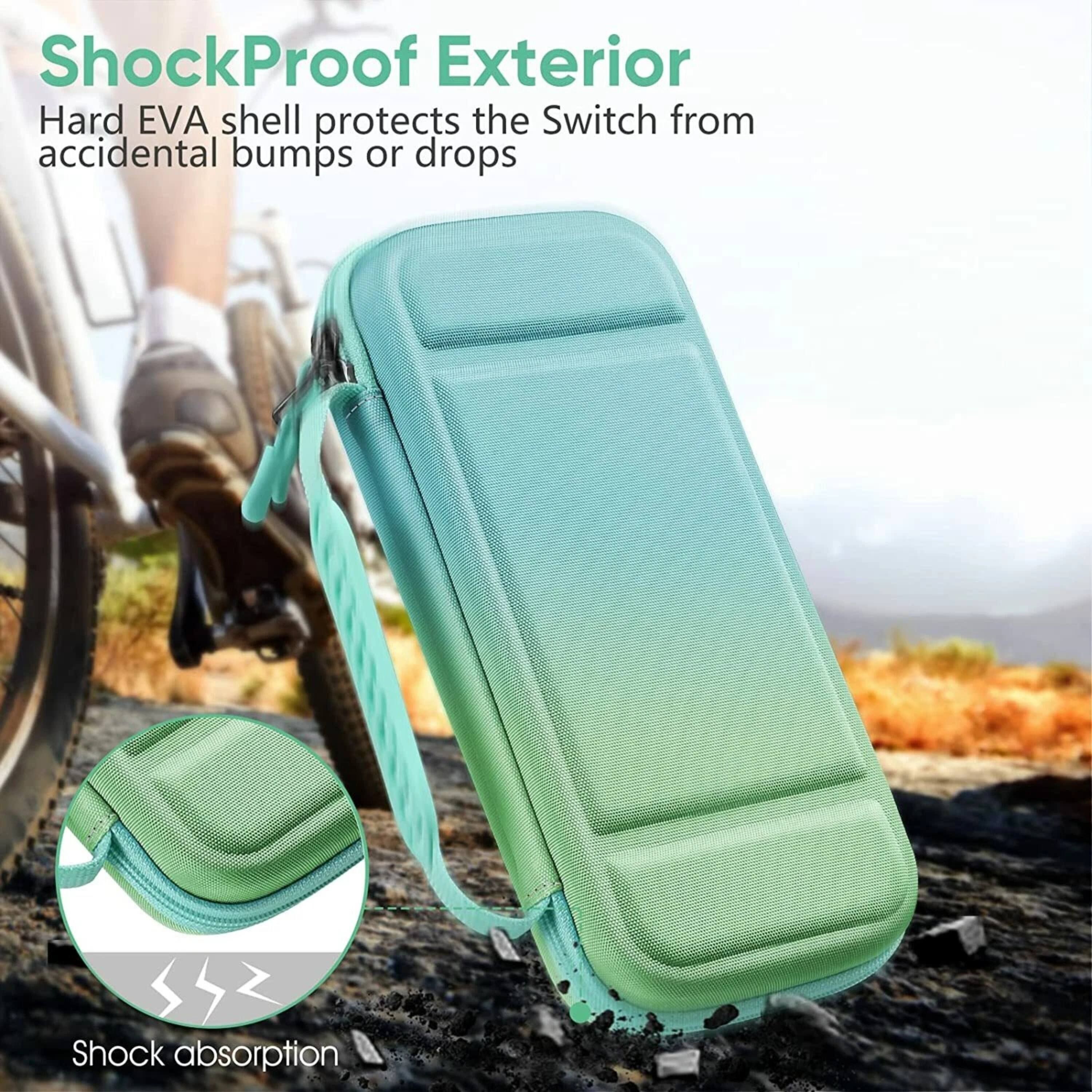 Alt View 1. Kitcheniva - Travel Carry Case For Nintendo Switch OLED 2021 And Switch 2017 Black Touch - Black Touch.