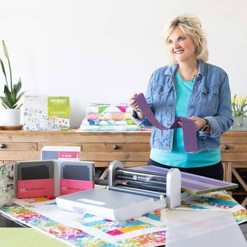 Alt View 2. AccuQuilt - Big 55500 Electric Fabric Cutting System - Black - 19 X 11 X 6 Inches - Black.