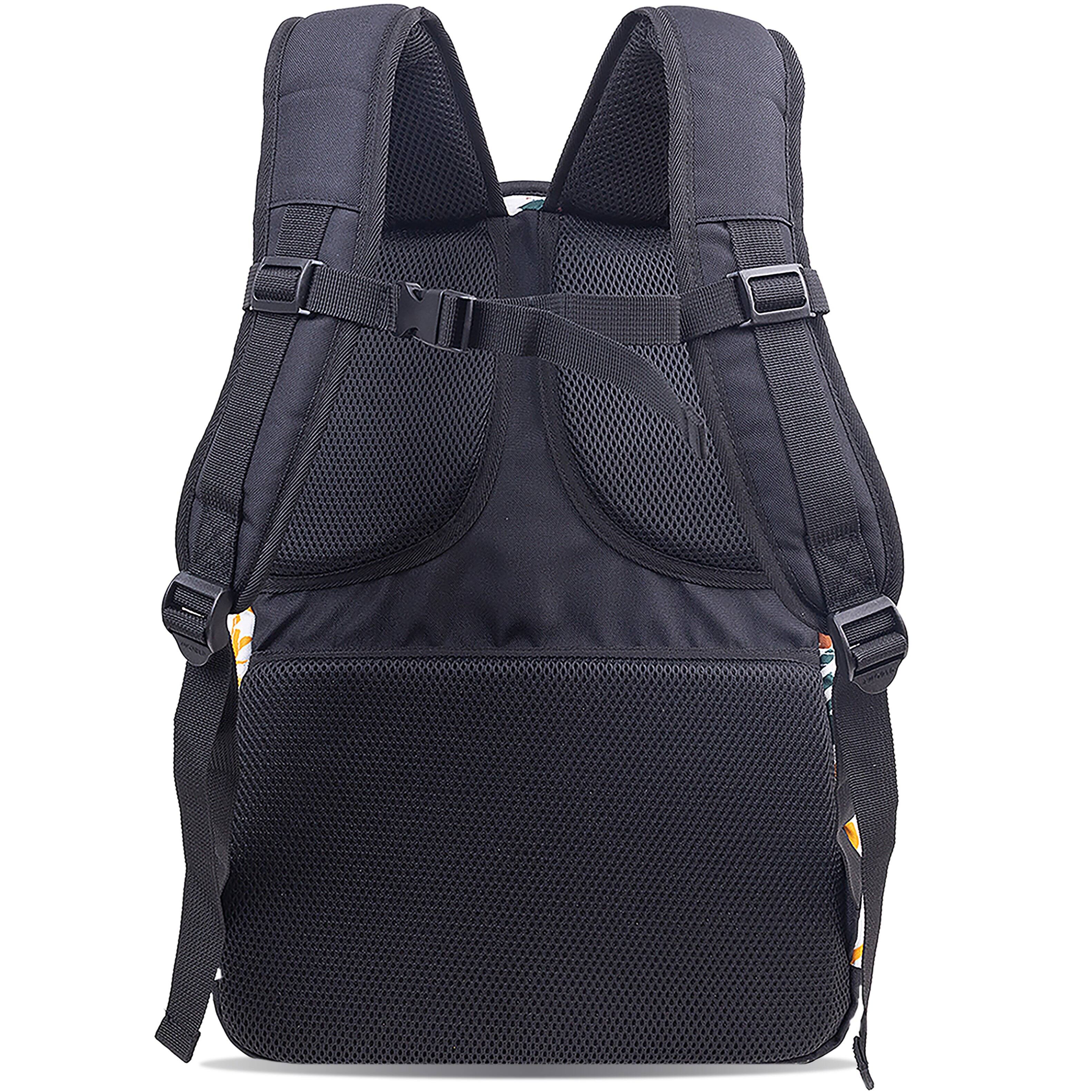 Back. J World - J World Boys and Girls Atom 18.5" Multi-Compartment Laptop Backpack for School and Travel, Vivid Tweed - VIVID TWEED.