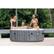 Alt View 21. Intex - Greywood Deluxe 4 Person Inflatable Portable Hot Tub Spa w LED Light - Gray.