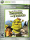 Front Detail. Shrek: The Third Platinum Family Hits - Xbox 360.