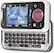 Right View. Verizon - Motorola Rival A455 Mobile Phone - Silver.