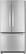Front Standard. Whirlpool - 21.7 Cu. Ft. French Door Refrigerator - Monochromatic Stainless-Steel.