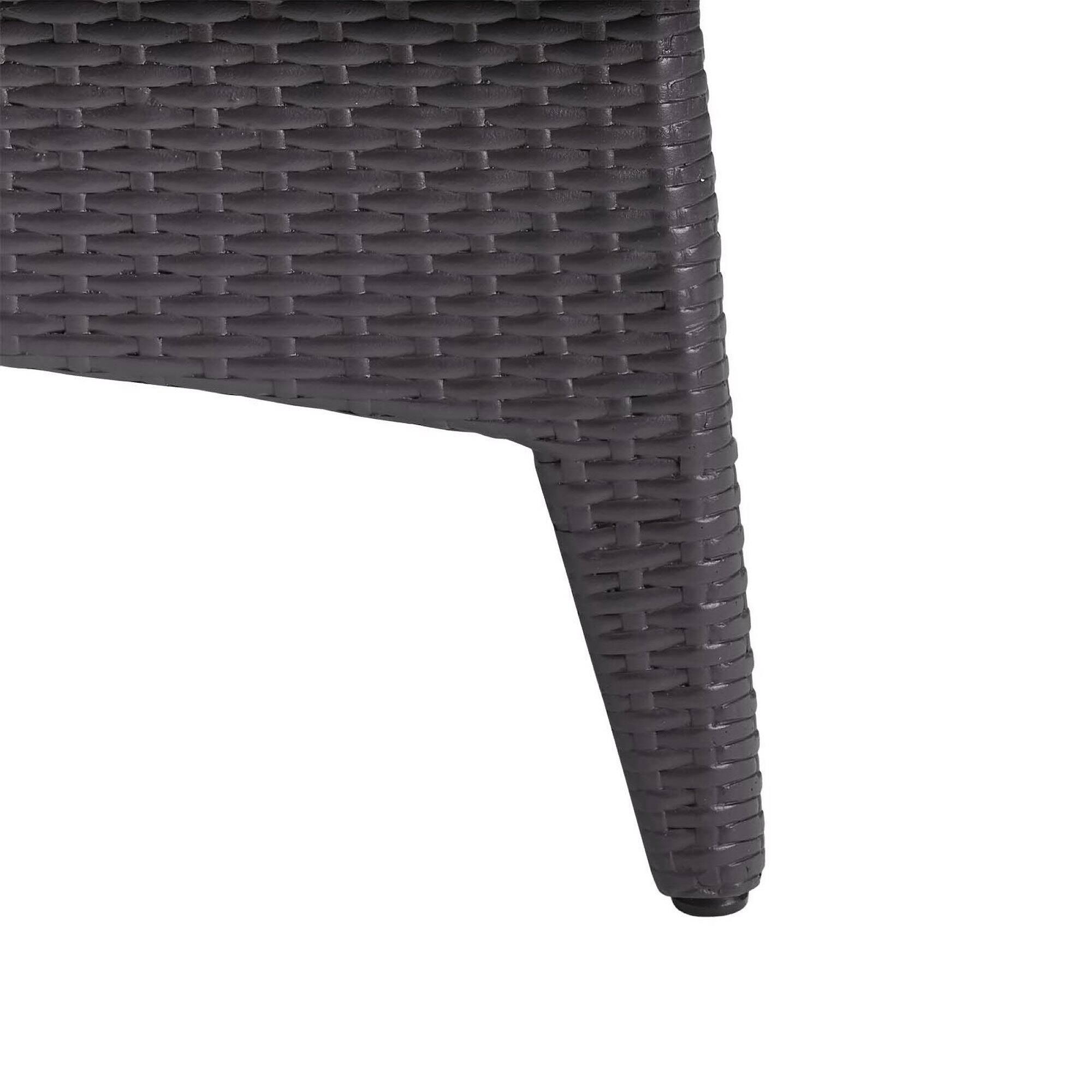 Alt View 2. Modway - Splendor 43.5" Rectangle Outdoor Patio Fire Pit Table by Modway - Espresso.