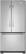Front Standard. Whirlpool - 22.0 Cu. Ft. French Door Refrigerator - Silver.