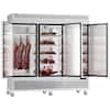Front. Coolski - Coolski 82" Commercial Freezer, 72 Cu. Ft. 3 Door Reach-in Upright Freezer - Stainless steel.