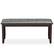 Alt View 16. Costway - Upholstered Dining Bench w/Padded Seat for Kitchen Bedroom Entryway Grey - Grey.