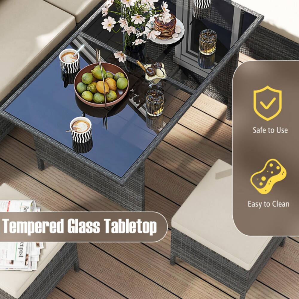 Safe to Use  
Tempered Glass Tabletop  
Easy to Clean