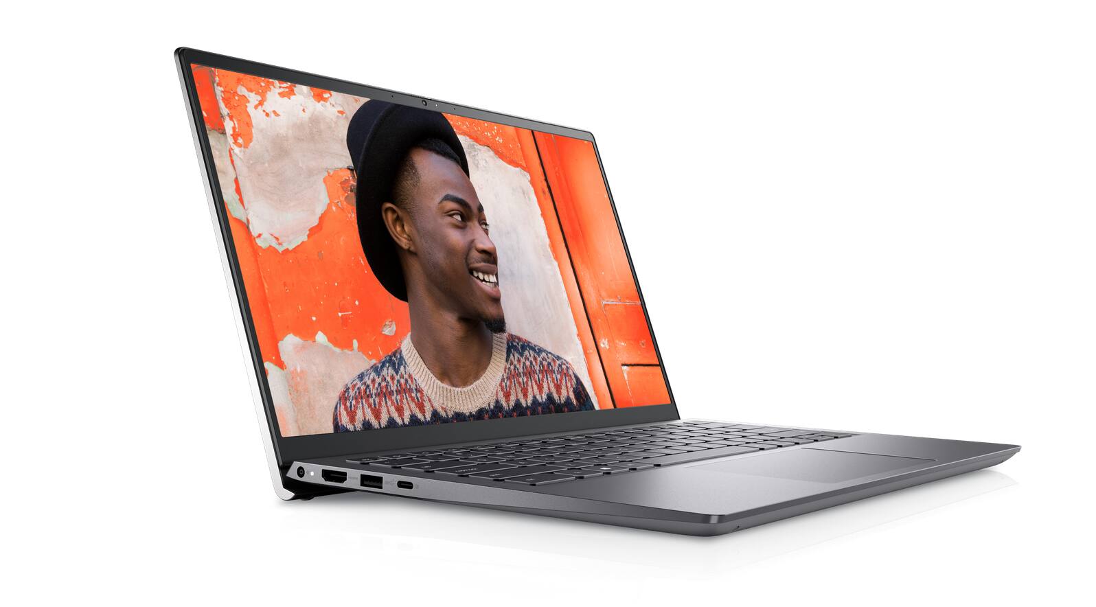 Angle. Dell - Inspiron 5410 Convertible 2 in 1 Laptop Intel Core i7-11th Gen 12GB RAM 512GB NVMe, Win 11 Pro, FHD 14" Touch Win 11 Pro - Silver.