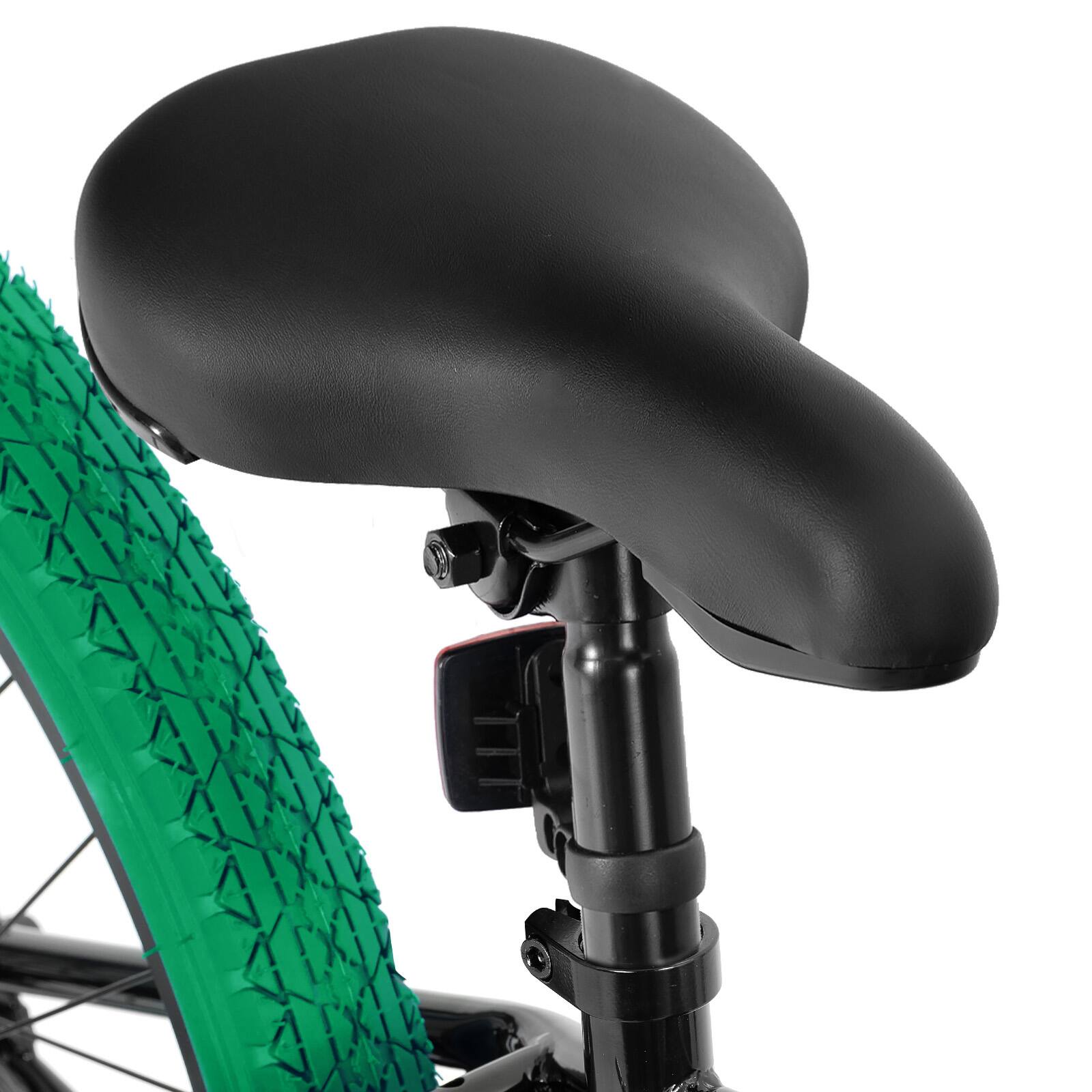 Alt View 5. JOYSTAR - JOYSTAR Brockway Freestyle Kids BMX Bike 24" Kids Bicycles for Ages 9-12, Girls Boys Beginner-Level Riders 2 Pegs, Green - Green.