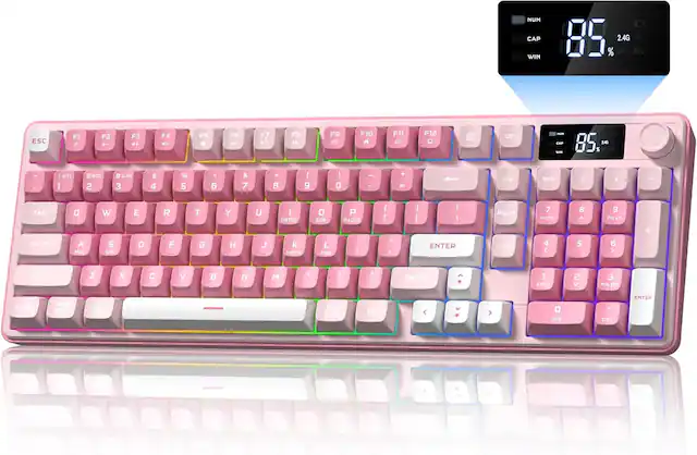 NUM CAP WIN 85 2.4G % BT1 BT2 ESC F1 n F2 o F3 F4 F5 F6 HH F7 F8 P F9 0d F10 F11 F12 DEL - EAD - 85 14 % - - ! BT1 1 FBT2 2 2.4G 3 $ 4 % 5 A 6 & 7 . 8 9 J 0 - - + = INS NUM / TAB Q W E R T Y U I PRTSC 0 SCR P PAUSE I I 1 I I I PGUP 7 HOME 8 g PG UP CAPS A MAC S WIN D F G H J K HOME L END ! i ENTER PGON 4 5 6 > SHIFT Z X V N M < > ? / SHIFT 1 EMD 2 3 PG ON CTRL WIN OP ALT CRD ALT CMD FN > O INS DEL ENTER 1H8 0 ORE d a e a d a