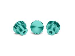 WeatherTech - Solid Billet Aluminum Knobs for CupFone | 3 Pack - Turquoise