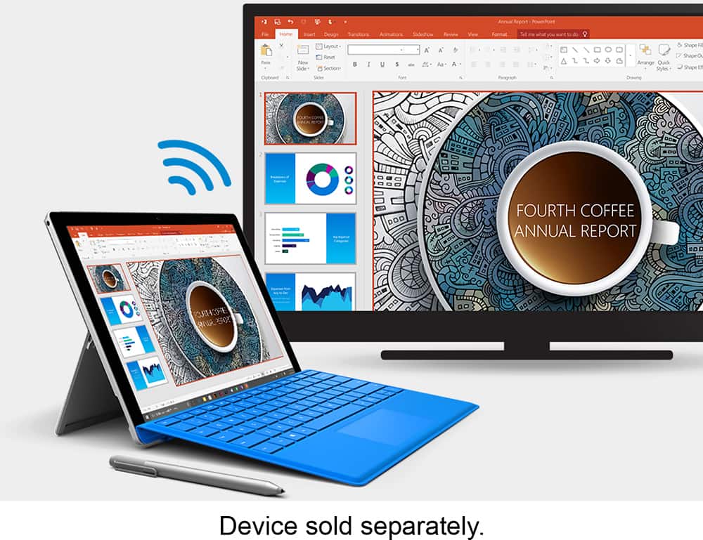 Alt View 16. Microsoft - Wireless Display Adapter - Black.