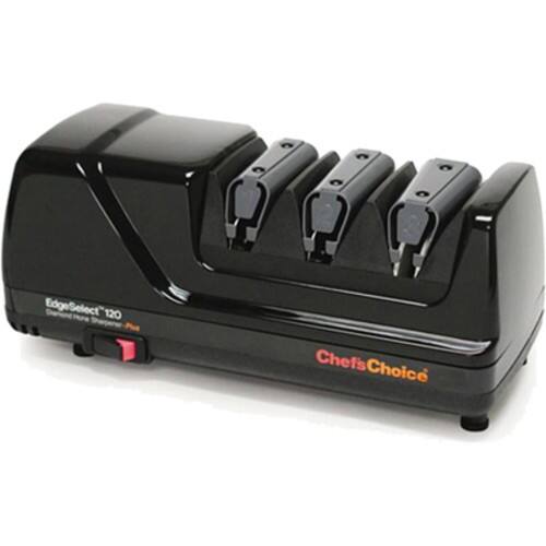 Left. Presto - EverSharp Electric Knife Sharpener - Silver.